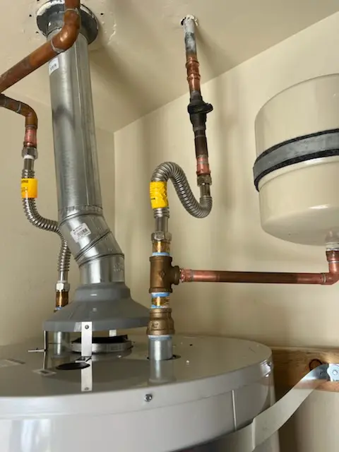 Water heater installation and plumbing repair in Brooksdale